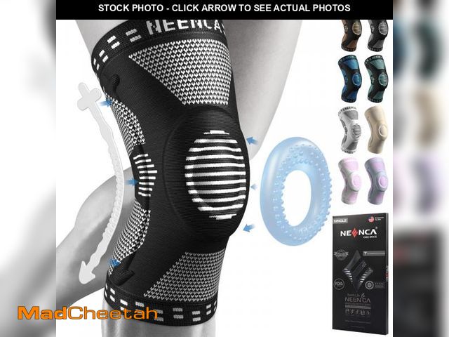 Lot 74-12218862 - NEENCA Professional Knee Brace for Pain Relief, Medical Knee Support with Patella Pad &amp; Side Sta...