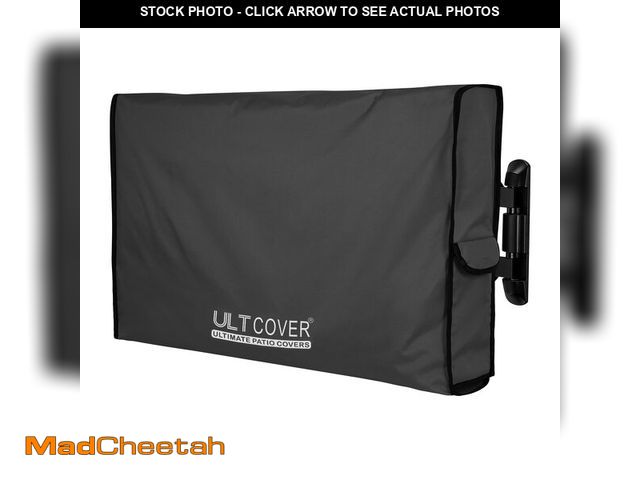 Lot 74-14386163 - ULTCOVER Waterproof Outdoor TV Cover for 46-49 inch Outside Flat Screen Televisions with Mounts and ...