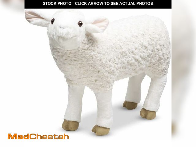 Lot 74-14349592 - Melissa &amp; Doug Giant Sheep - Lifelike Stuffed Animal (Nearly 2 feet Tall) - UNUSED