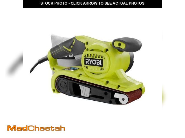 Lot 74-12592811 - RYOBI 6 Amp Corded 3 in.W x 18 in.L Portable Belt Sander - UNUSED