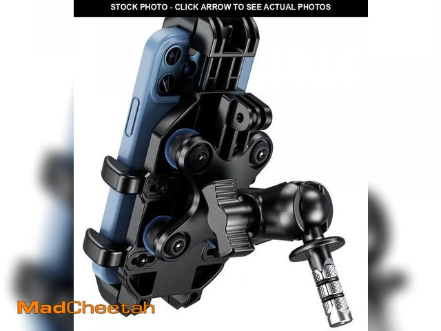 Lot 74-12304427 - BRCOVAN Motorcycle Fork Stem Phone Mount Holder with Vibration Dampener, Heavy Duty Cellphone Cradle...