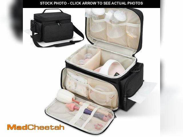 Lot 74-13541012 - Breast Pump Bag Fit for Spectra S1 and S2, Pumping Bag with Waterproof Mat for Pump Accessories, Por...