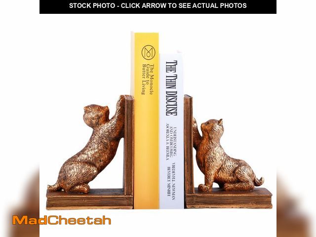 Lot 74-12698964 - Book Ends for Shelves to Hold Books Heavy Duty,Decorative Bookend for Bookshelf DÃÂ©cor,Cute Animal...