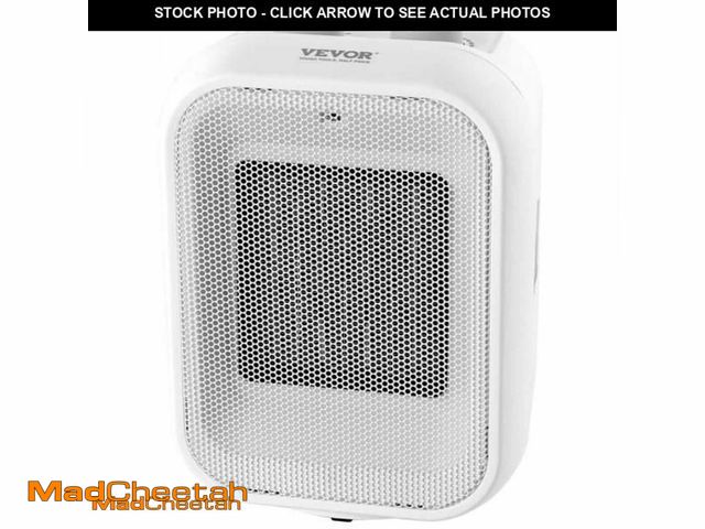 Lot 74-11427314 - VEVOR Portable Electric Space Heater 9 in. Tip-Over Shutdown Heaters 1000W/1500W 2-Level Adjustable ...