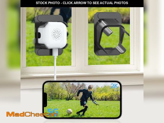 Lot 74-12969304 - ANYQOO Window Camera 3MP 2K, Indoor/Outdoor Window Cameras for Home Security with 2 Mounting Include...