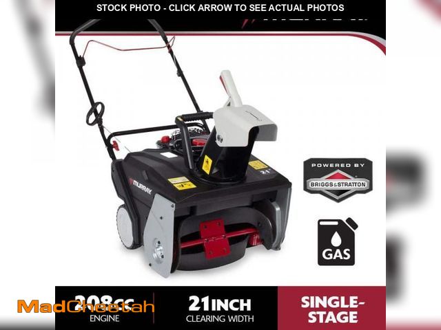 Lot 74-12289075 - Murray 21 in. 208cc Auger-Propelled Single-Stage Gas Snow Blower - UNUSED