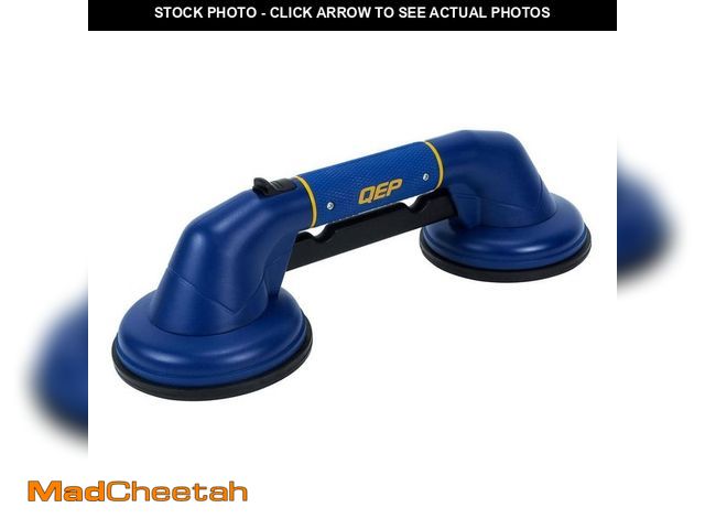 Lot 74-13785504 - QEP Pro MAXGrip Double Suction Cup Tile Tool for Large Format Tile - UNUSED