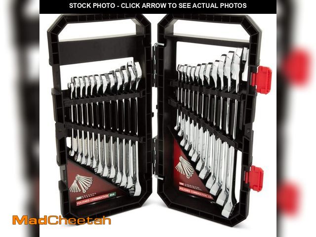 Lot 74-14560623 - (MISSING 2 PEICES) Husky SAE/MM Combination Wrench Set (24-Piece) HCW24PCFOLD - UNUSED