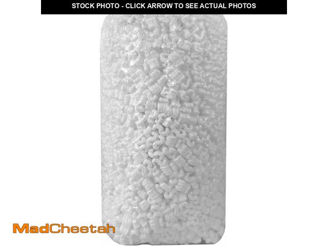 Lot 74-12828249 - UBMOVE Moving Packing Peanuts 3.5 cu. ft. (22.5 Gallons) S-Shaped Popcorn Cushion for Shipping (Whit...