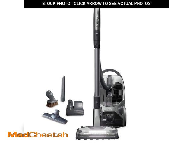 Lot 74-12920479 - *DIRTY/SCRATCHED*KENMORE POP-N-GO Bagged Corded HEPA Multisurface Gray Canister Vacuum with Hair Eli...