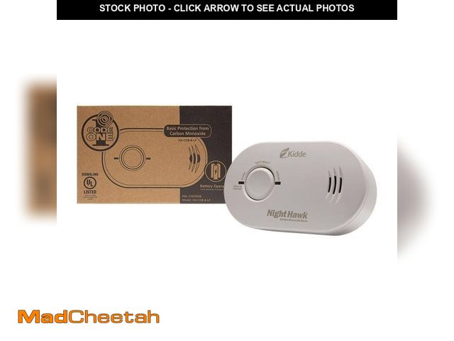 Lot 74-12554925 - Code One AA Battery Powered Carbon Monoxide Detector with LED Lights - UNUSED