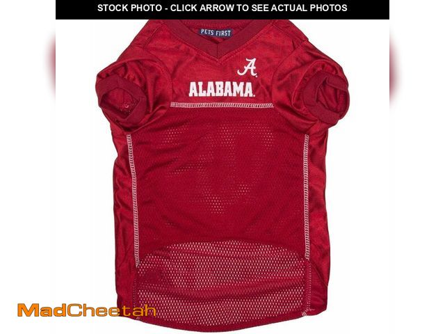 Lot 74-12664525 - NCAA College Alabama Crimson  Mesh Jersey for Dogs &amp; Cats, XXX-Large. Licensed Big Dog Jersey wi...