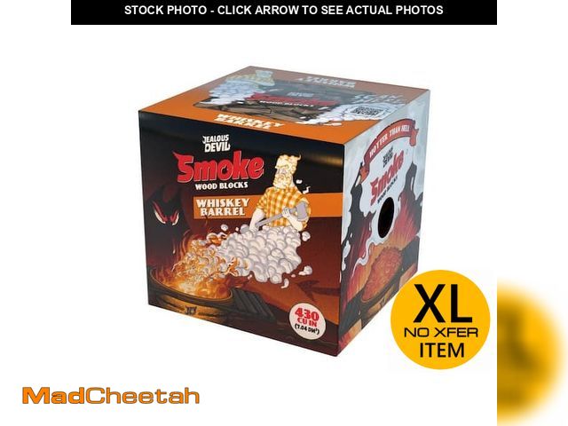 Lot 74-13023783 - (SET OF 60) 430 cu. in. Premium Smoke Cherry Wood Blocks, 100% Natural Wood Chunks - Ideal for Smoke...