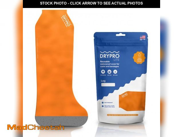 Lot 74-11549124 - DRY PRO Quick Seal Water Resistant Leg Cast Cover - Sized for Both Kids and Adults - Ideal for Maint...