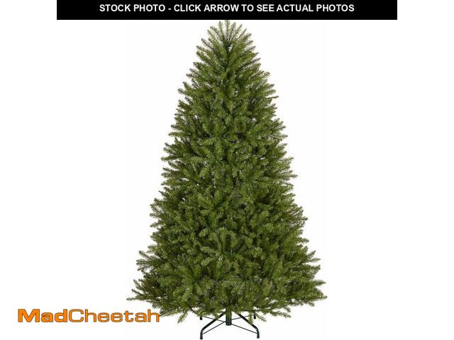 Lot 74-13419055 - National Tree Company 7 ft Unlit Dunhill Fir Full Artificial Christmas Tree, 2,144 Tips, Includes St...