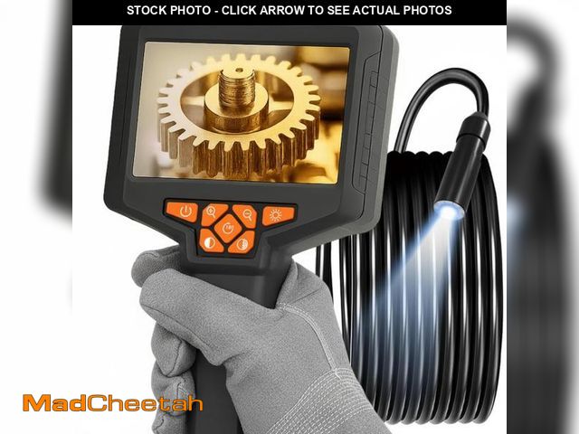 Lot 74-12216975 - Inspection Endoscope, Industrial Borescope Camera with 4.3" IPS Screen, 1920P HD Snake Camera with 8...