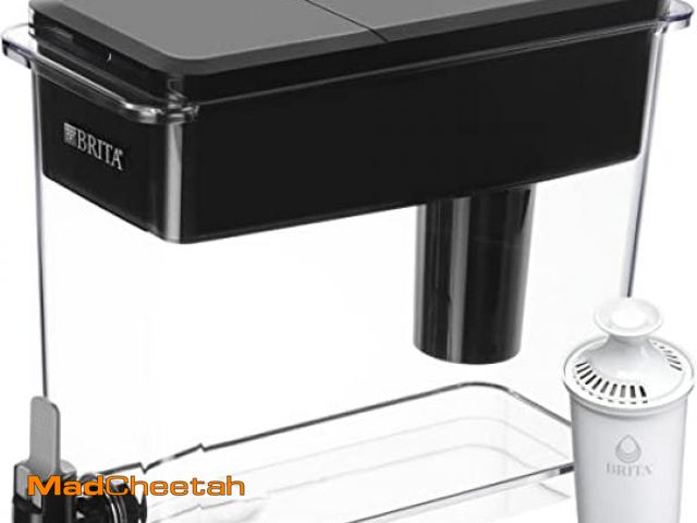 Lot 74-12136832 - Brita UltraMax Large Water Dispenser With Standard Filter, BPA-Free, Reduces Copper, Cadmium and Mer...