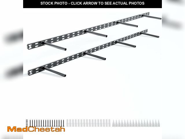 Lot 74-13733506 - 2pcs Floating Shelf Bracket Heavy Duty,Decorative Floating Shelf Hardware Hidden Black Metal Firepla...