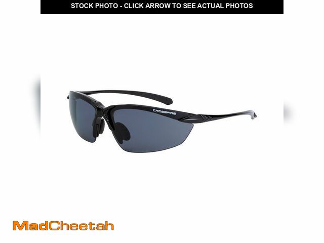 Lot 74-14276356 - Crossfire Eyewear 9614 Sniper Polarized Safety Glasses with Smoke Polarized Lens and Black Frame - U...