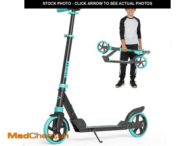 Lot 74-14321602 - SIMATE Kick Scooter for Kids Ages 6+ Teens &amp; Adults,3 Adjustable Levels,Foldable and Lightweight...