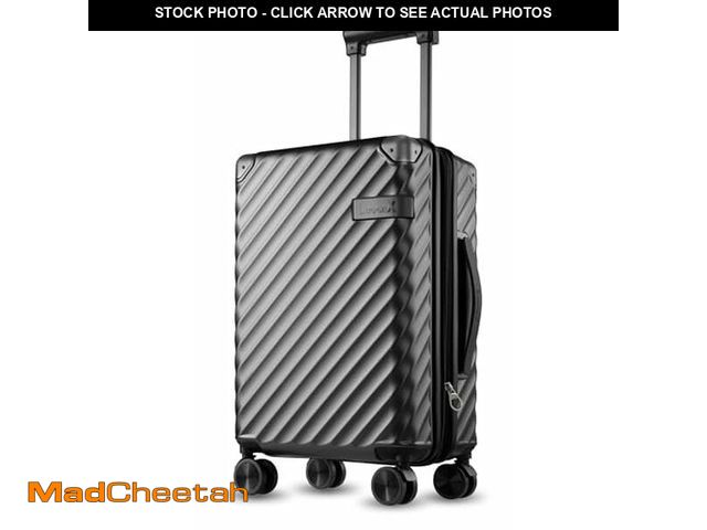 Lot 74-12762197 - LUGGEX Luggage with Spinner Wheels, Polycarbonate Expandable Hard Shell Suitcase, Carry On 20 Inch, ...