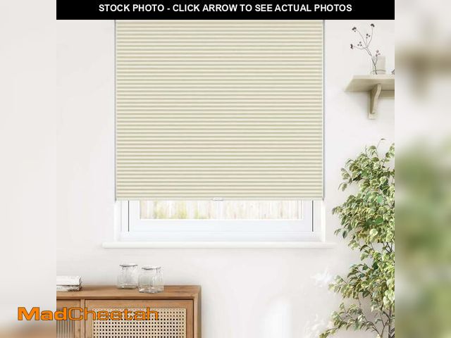 Lot 74-12887493 - LazBlinds Cordless Cellular Shades, Light Filtering Honeycomb Shades for Home, Thermal Insulation No...