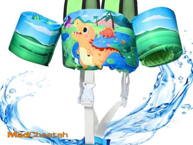 Lot 74-12308996 - Kulahlik Toddler Swim Vest, Toddler Floaties for 22-66 lbs Boys &amp; Girls, Kids Swim Vest with Cro...
