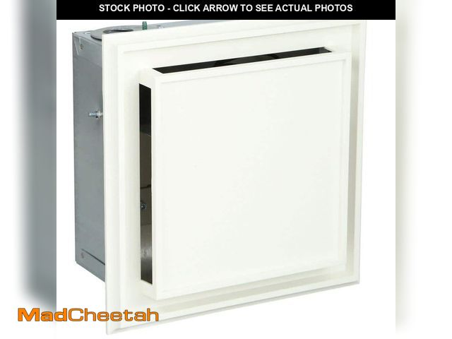 Lot 74-12663210 - (CORNER IS CHIPPED) Broan-NuTone Duct Free Wall/Ceiling Mount Bathroom Exhaust Fan - UNUSED