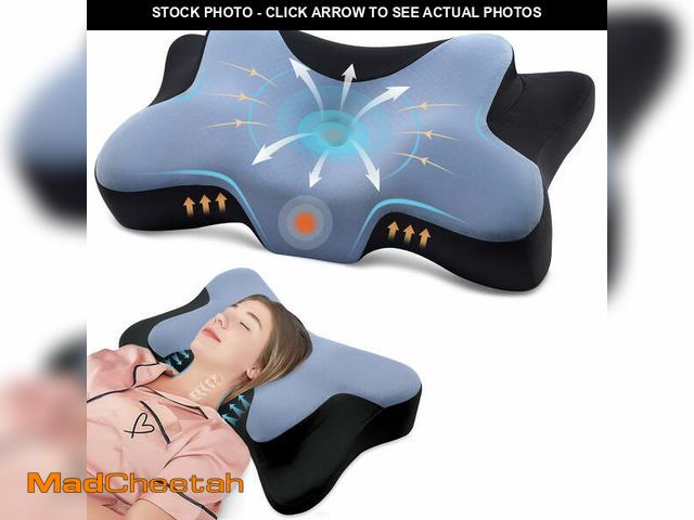 Lot 74-12667112 - MOONORAH Contour Memory Foam Cervical Pillows for Pain Relief Sleeping,Ergonomic Orthopedic Neck Bed...