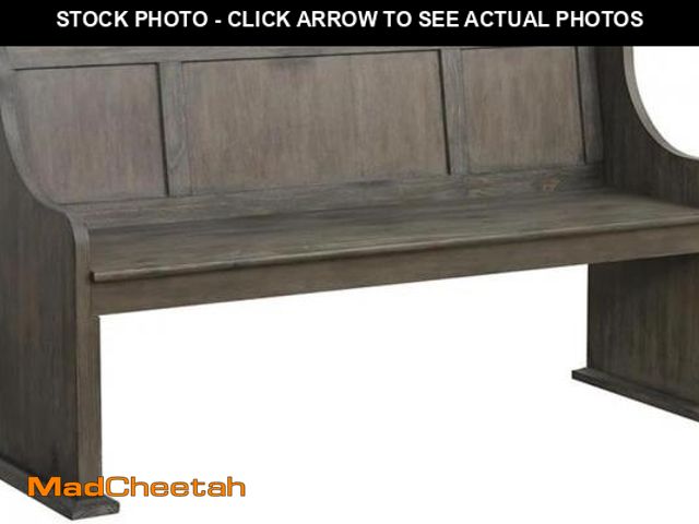 Lot 74-12106074 - Homelegance Toulon 62 Inch Bench W/Curved Arms in Oak - All - UNUSED