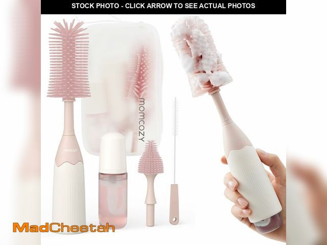 Lot 74-14270197 - Momcozy Bottle Brush Kit with Push-Press Foam Design - Newborn Essentials Gift, Portable Cleaning To...