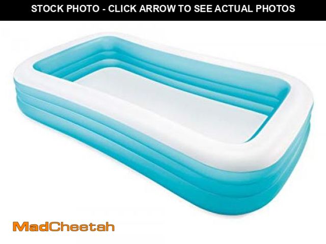 Lot 74-12137015 - INTEX 58484EP Swim Center Inflatable Family Pool: 277 Gallon Capacity - 120" x 72" x 22" - Blue - US...