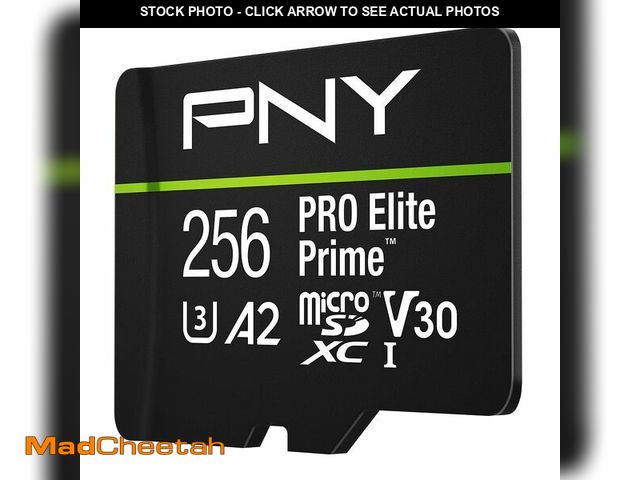 Lot 74-14151726 - PNY 256GB PRO Elite PrimeÃ¢âÂ¢ C10 U3 V30 A2 microSDXC Flash Memory Card Ã¢â¬â Ultra-Fast Speed...