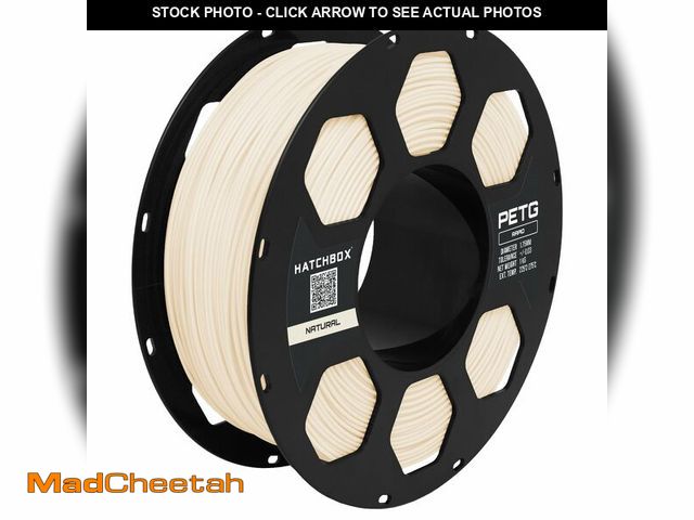 Lot 74-14427005 - HATCHBOX 1.75mm Orange High Speed PETG 3D Printer Filament, Dimensional Accuracy +/- 0.03 mm, 1 kg S...