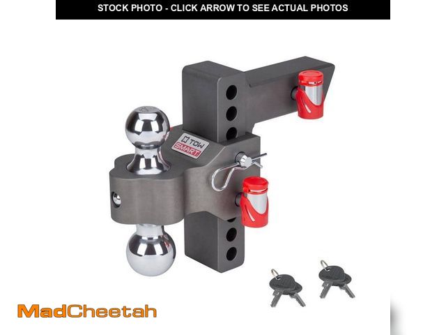 Lot 74-12558839 - TowSmart Class V, 12,500 lbs. 6 in. Drop to 6 in. Rise, Adjustable Trailer Hitch Dual Ball Mount - U...