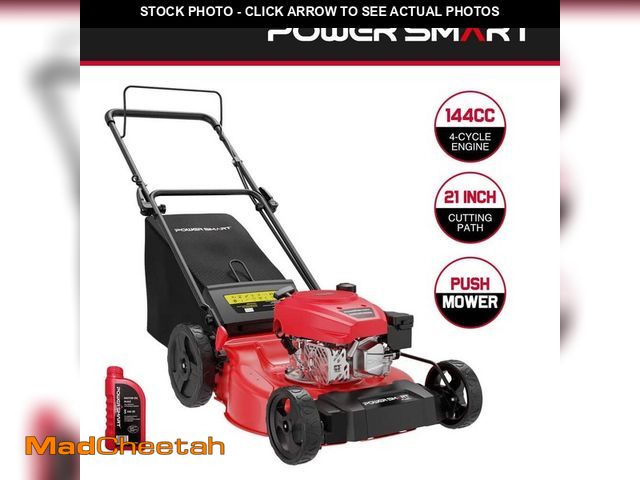 Lot 74-13678139 - PowerSmart 21 in. 144cc OHV 4-stroke engine 3-in-1 Gas Push Lawn Mower - UNUSED