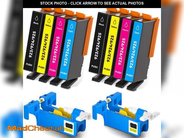 Lot 74-12302879 - 923 Ink Cartridge Combo Pack 2 Sets (No Chip) for HP OfficeJet Pro 8130e, 8135e, 8138e, 8139e and Of...
