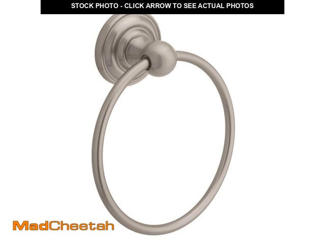 Lot 74-13779086 - Delta Greenwich Towel Ring in SpotShield Brushed Nickel - UNUSED