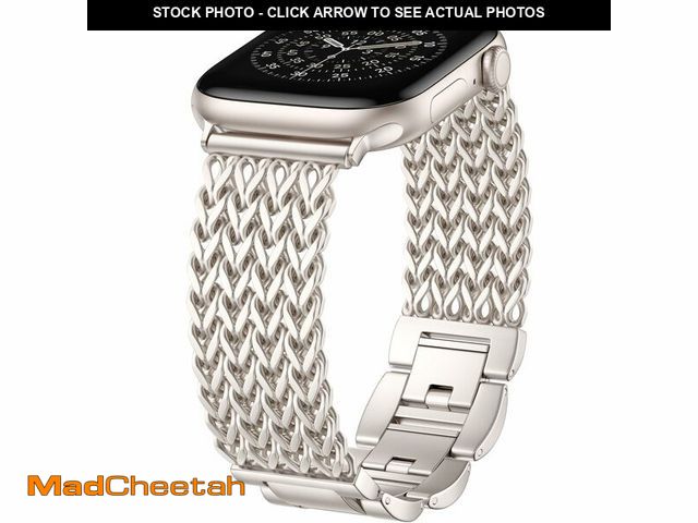 Lot 74-14272442 - SNBLK Metal Band Compatible with Apple Watch Bands 44mm 40mm 41mm 42mm 45mm 46mm 49mm Women, Dressy ...