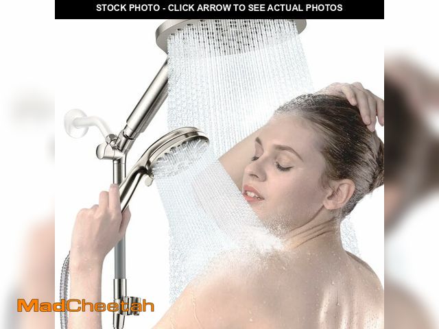 Lot 74-12702365 - KAIYING Dual Shower Heads with Handheld Spray Combo, High Pressure Modern Rain Shower Head with 9-Mo...