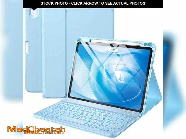 Lot 74-11503327 - Harvopu Compatible for iPad Air 11-inch/ 10.9" Air 5th 4th Generation Case with Keyboard - Backlit D...