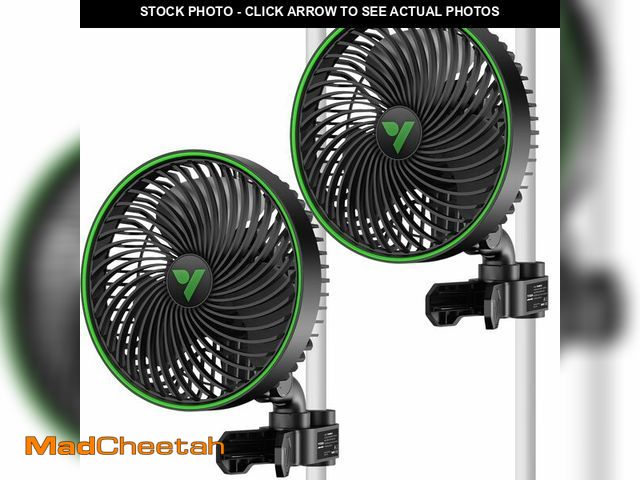 Lot 74-13966809 - VIVOSUN AeroWave E6 Gen2, Grow Tent Clip Fan 6Ã¢â¬Â, EC Motor, Smart Control, Powerful Oscillating...