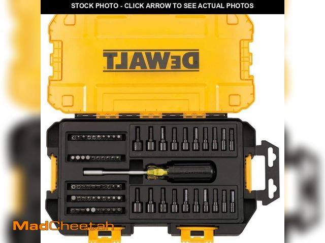 Lot 74-13692865 - DEWALT 1/4 in. Multi-Bit and Nut Driver Set (70-Piece) - UNUSED