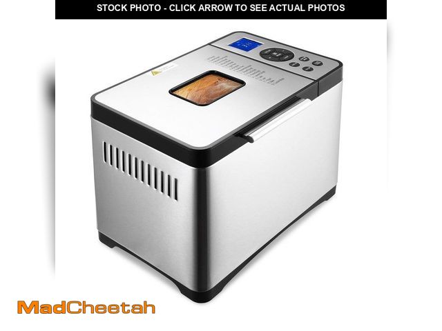 Lot 74-12592921 - VEVOR Bread Maker, 19-in.-1 2 LB. Dough Machine, Nonstick Ceramic Pan Automatic Breadmaker with Glut...