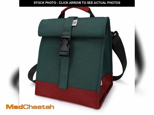 Lot 74-13630484 - SUNNY BIRD Insulated Lunch Bag Rolltop Lunch Box Tote Lunchbox Bag for Women, Men, Adults and Teens ...