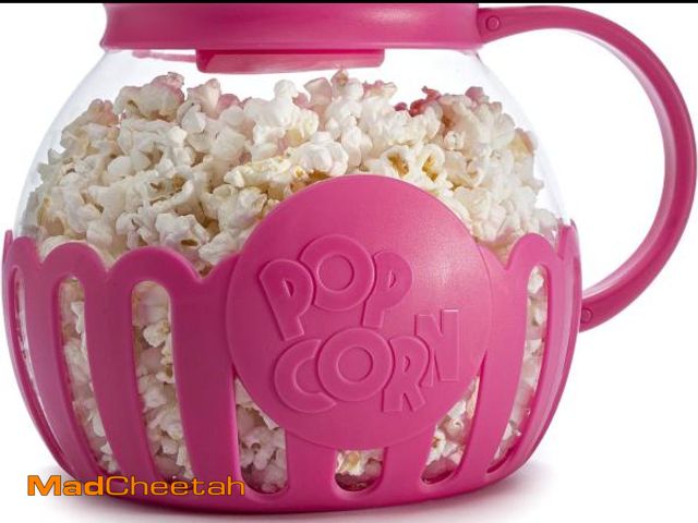 Lot 74-12510134 - Ecolution Patented Micro-Pop Microwave Popcorn Popper with Temperature Safe Glass, 3-in-1 Lid Measur...
