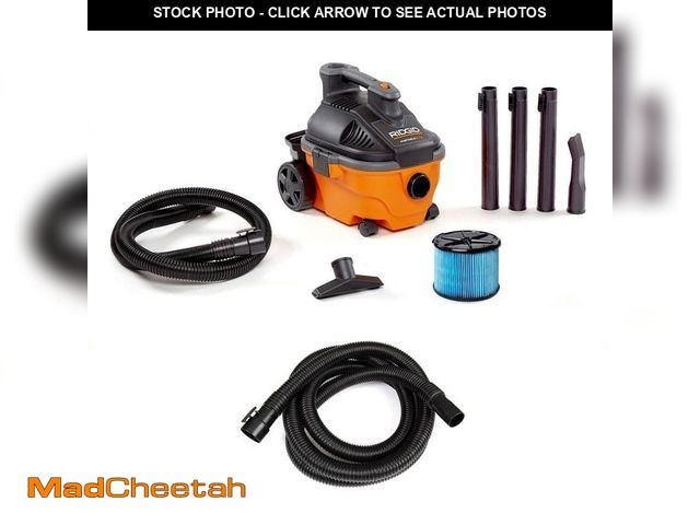 Lot 74-14292324 - (MISSING ONE HOSE) 4 Gal. 5.0 Peak HP Portable Shop Vacuum WD4070 Wet Dry Vac with Fine Dust Filter,...