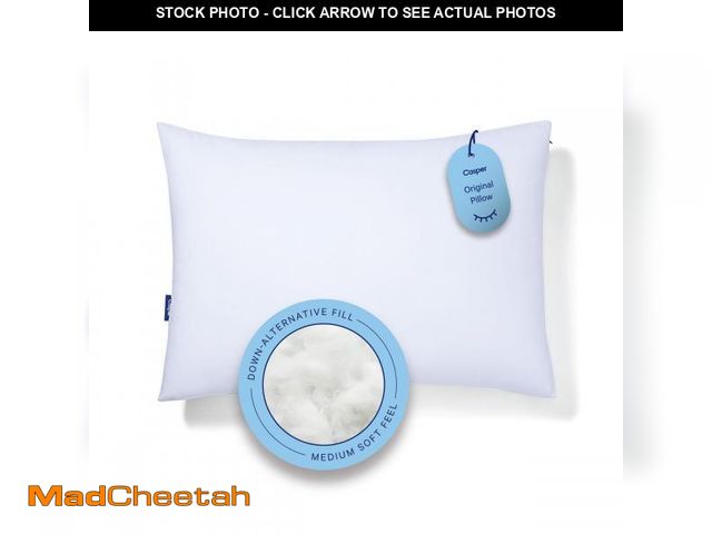 Lot 74-12371632 - Casper Sleep Original Pillow for Sleeping, Standard, White - UNUSED