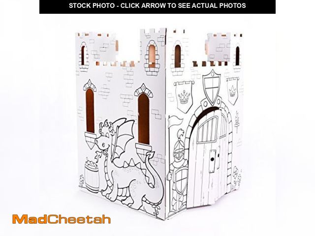 Lot 74-12136909 - Easy Playhouse Fairy Tale Castle - Kids Art and Craft for Indoor and Outdoor Fun, Color, Draw, Doodl...