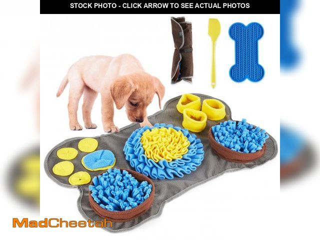 Lot 74-12437061 - Hertzko Snuffle Mat for Dogs &amp; Cats Ã¢â¬â Includes Lick Mat &amp; Spatula Ã¢â¬â Dog Snuffl...
